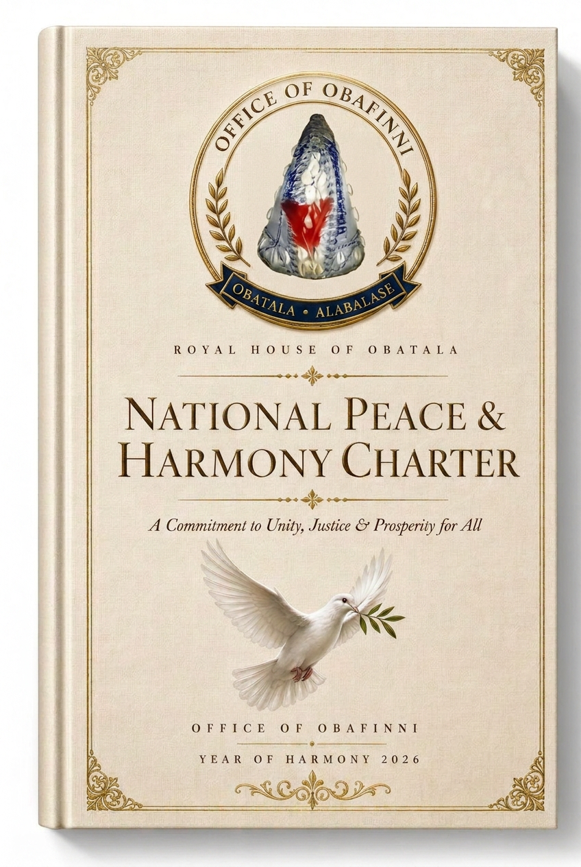 Cover of the official Address of Peace to Humanity publication