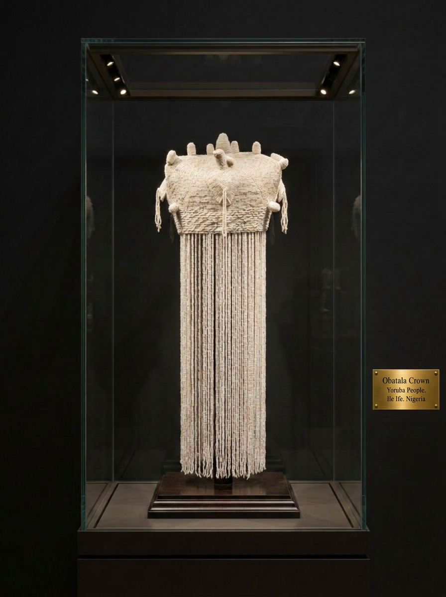 Obàtálá Ade Seseefun — the Sacred White Crown of Obafinni Òrìṣà-Nlá